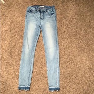 Cello Light Wash Skinny Jeans
